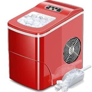 51BRSO4dFrL._SY445_SX342_QL70_ML2_ AGLUCKY Ice Maker Countertop Review Portable Compact Design with Quick Ice Production
