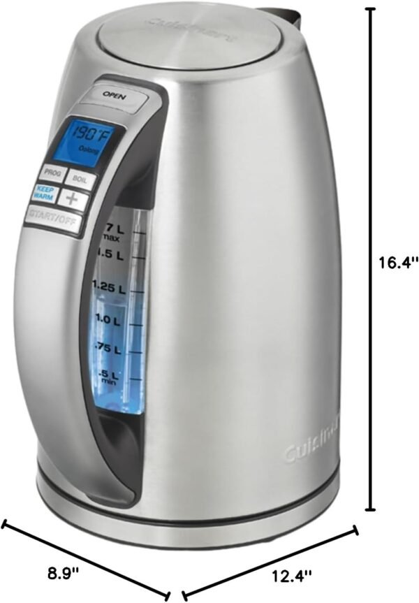 618u3Ie0azL._AC_SL1500_ Cuisinart PerfecTemp Programmable Kettle Review Best Stainless Steel Electric Option with Six Presets