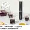 7121tkOah4L._AC_SL1500_ Chefman Electric Wine Opener Review Sleek Battery-Operated Corkscrew Set with Accessories
