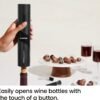 71Fdds0D34L._AC_SL1500_ Chefman Electric Wine Opener Review Sleek Battery-Operated Corkscrew Set with Accessories